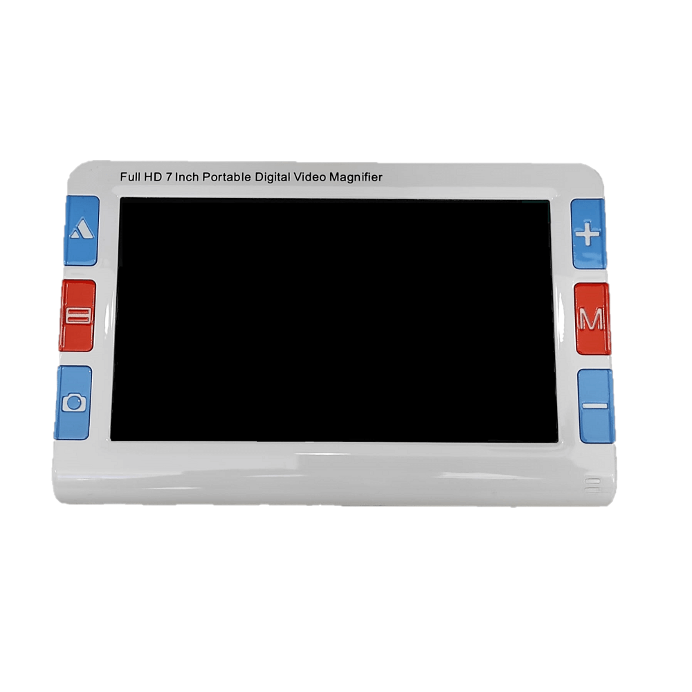 imagem frontal da lupa eletronica 7 polegadas