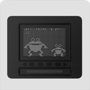 Desenho do Sapo em braille