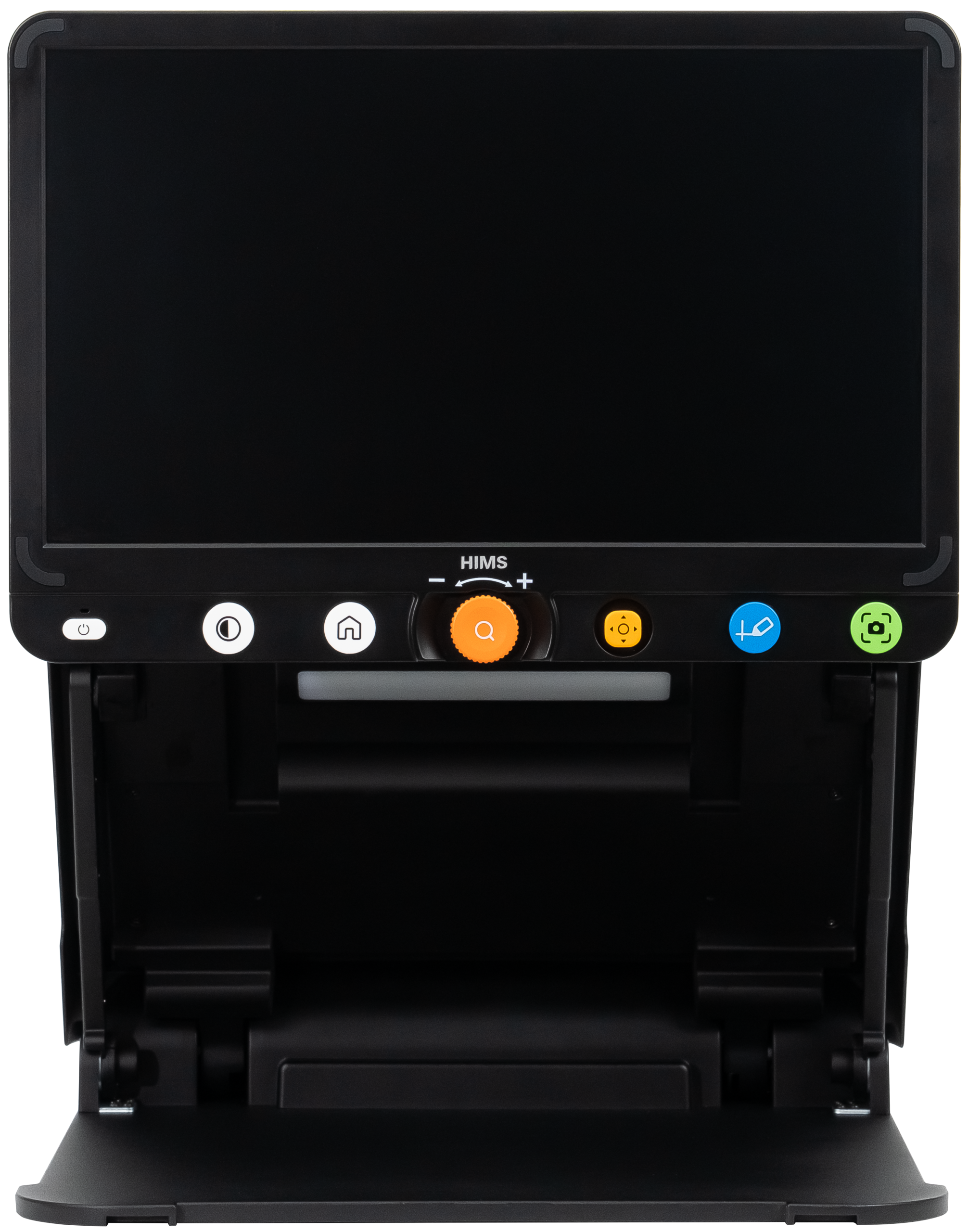 Ampliador eletrônico GoVision Move da HIMS com tela e base de leitura